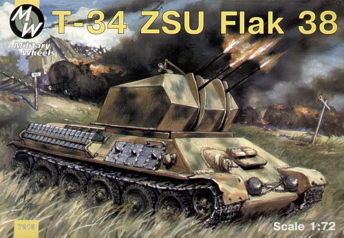 Танк T-34 с Flak 38 (Германия)